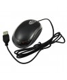Mini souris USB pour PC portable-molette optique et filaire-avec LED- Noir