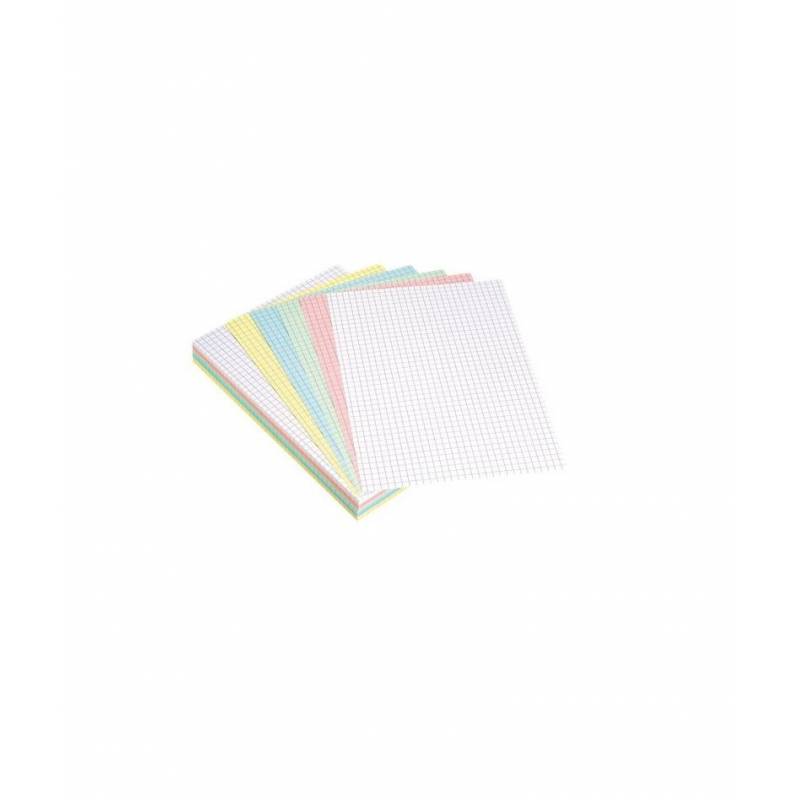 Fiches Bristol 300 Pièces - Cartes De Révision Lignées, 6 Onglets Couleurs, Avec Anneaux Et Autocollants - 3